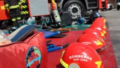 Héroe en Rawson: un bombero le salvó la vida a un nene
