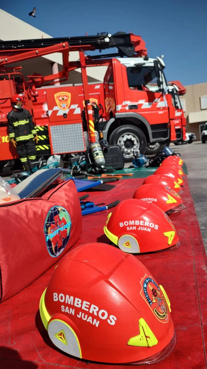 Héroe en Rawson: un bombero le salvó la vida a un nene