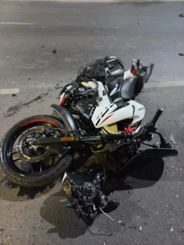 Fuerte choque en Santa Lucía por un giro en U