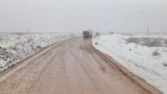 La nieve llegó a San Juan: los primeros copos sorprendieron en varios departamentos y ya se acumula en algunas zonas