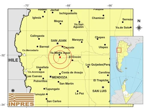 Fuerte sismo sacudió a San Juan