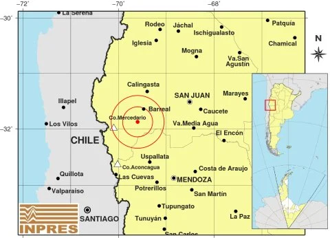 Un sismo sorprendió a los sanjuaninos en una fría jornada