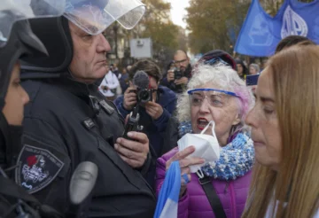 Congreso: fuerte operativo de seguridad por marcha de jubilados