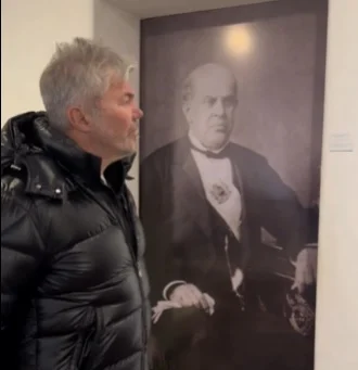Burlando visitó la Casa de Sarmiento y recomendó la experiencia: “voy a traer a Barby y a Sarita”