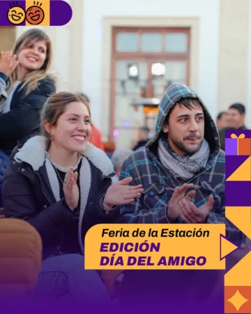 La Feria de la Estación celebra el Día del Amigo con música, arte y alegría