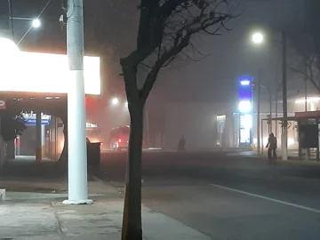 Una densa neblina sorprendió a los sanjuaninos este viernes por la mañana