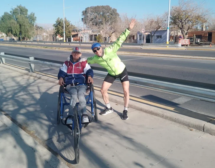 Una dupla imparable: Juan y Mariano se preparan para correr el Maratón de San Juan