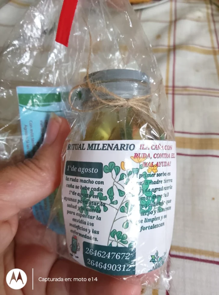 Caña con ruda