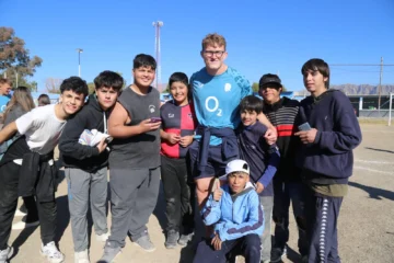 La Selección de Rugby de Inglaterra visitó el Club Marquesado