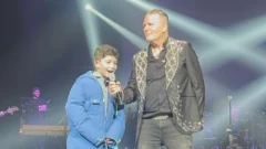 Lorenzo, el nene sanjuanino que cumplió su sueño de cantar con Miguel Mateos