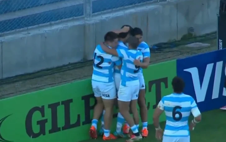 Los Pumas dan pelea ante Inglaterra en San Juan