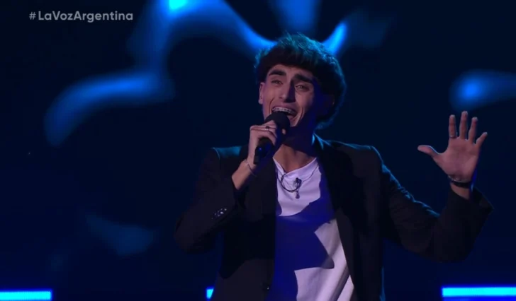 Otro sanjuanino brilló en La Voz Argentina: Mateo Pintor eligió a Luck Ra