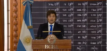 “Vamos a vetar, están desesperados”, dijo Milei sobre la sesión en el Senado