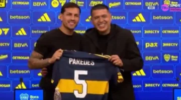 Paredes ya está en Boca: “Es uno de los días más importantes de mi vida”