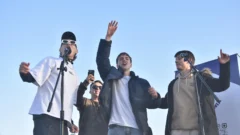 En fotos: Peter Regalos desató una fiesta en el Parque de Mayo