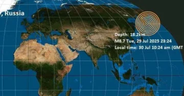 Rusia: terremoto de más de 8 puntos en la península de Kamchatka