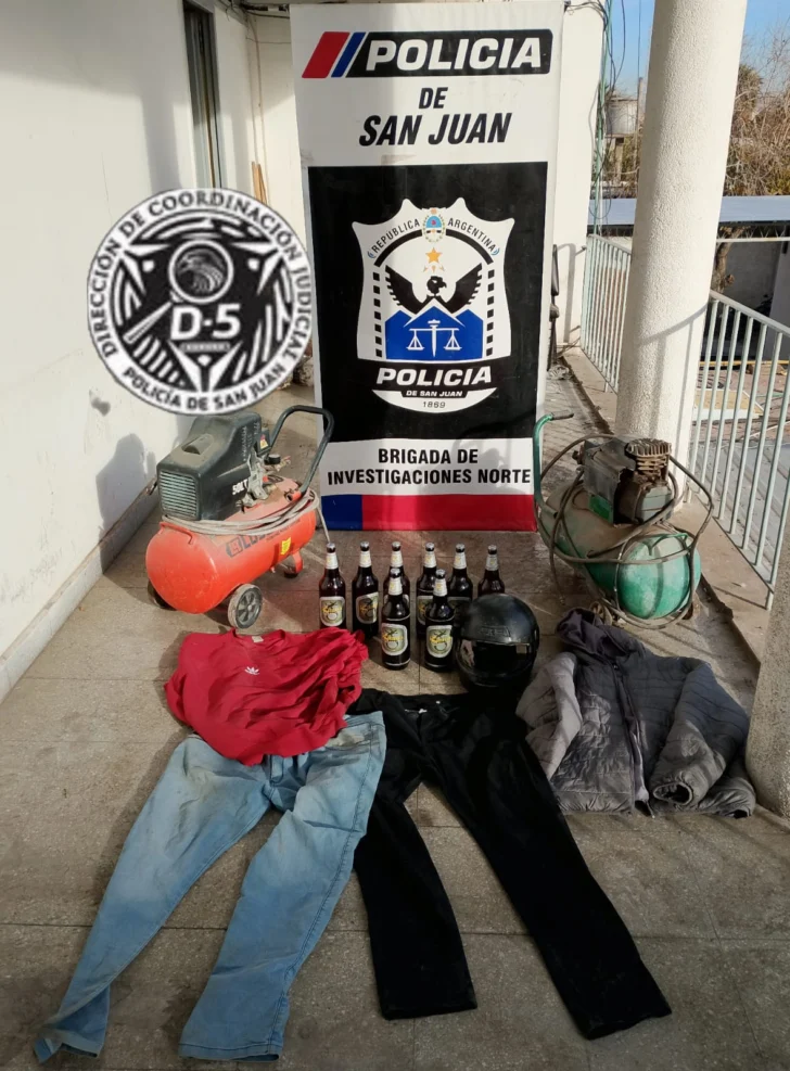 Investigan robos en San Juan: cayó un sospechoso y buscan a un cómplice