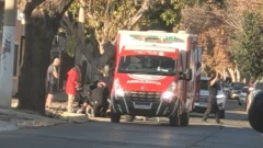 Un motociclista fue hospitalizado tras fuerte choque en Capital