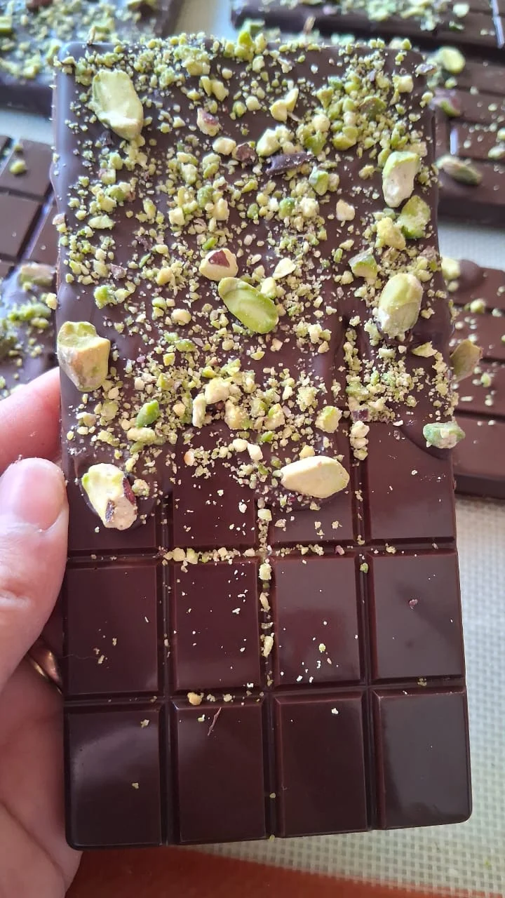 Delicia con pistacho: el irresistible chocolate Dubái que se hace en San Juan
