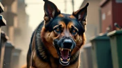 Murió una beba atacada por un perro ovejero alemán