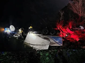 Tragedia en la ruta: murió un camionero tras un despiste
