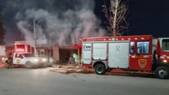 El centro de Jáchal, revolucionado por el incendio de una casa