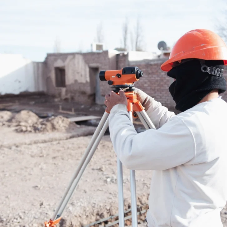 Santa Lucía inició trabajos para construir la Unión vecinal Villa Fort