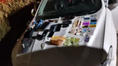 Robo a mano armada, persecución y drogas en Caucete