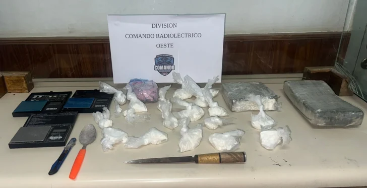 Detuvieron a un hombre en Rivadavia con droga y balanzas en el auto