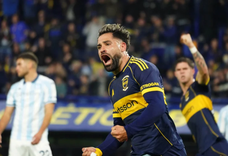 Boca rescató un empate agónico frente a Racing