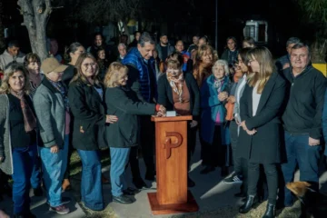 Pocito: inauguraron luminarias LED en el Barrio Santa Rita