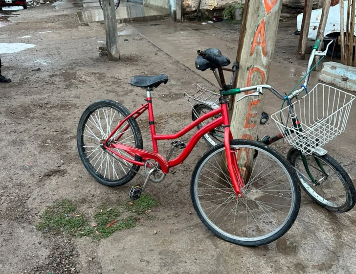 Rawson: cayeron dos menores por el robo de bicicletas