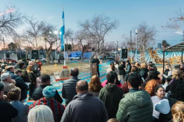 Inauguraron obras de refacción en la Plaza Domingo Ferreyra de la Villa 12 de Octubre