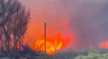 Impactante incendio afectó la estancia de Buena Esperanza en Iglesia