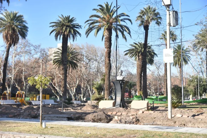 Nuevas rampas e iluminación: la Plaza Aberastain lucirá renovada