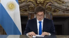 Milei habló en cadena nacional sobre medidas contra la deuda y el gasto