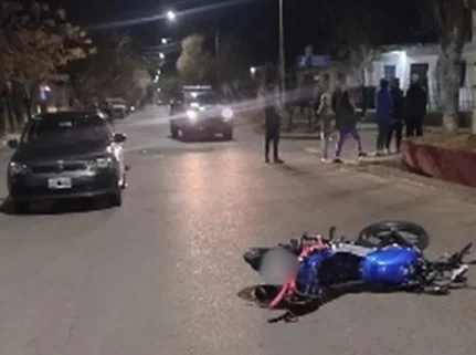 Fatal accidente entre motos: falleció una joven de 18 años
