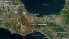 Un sismo de magnitud 5,9 sacudió el sur de México