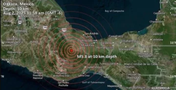Un sismo de magnitud 5,9 sacudió el sur de México