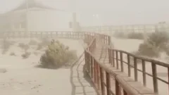 Viento Zonda: así llegaron las fuertes ráfagas a Ischigualasto