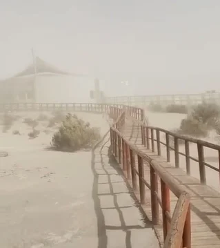 Viento Zonda: así llegaron las fuertes ráfagas a Ischigualasto