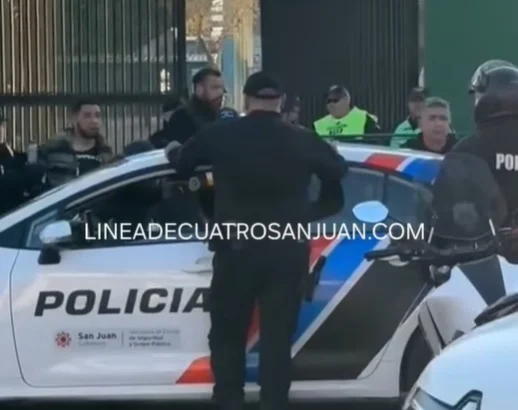Video: violenta pelea entre hinchas de San Martín en la previa del partido