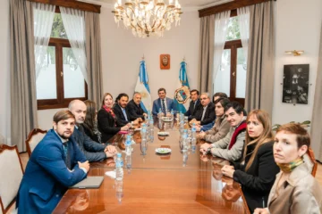 Orrego recibió a sus pares para fortalecer la alianza en torno a la minería