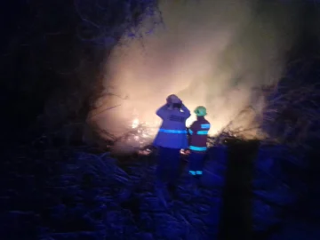 Bomberos salvaron una casa de un incendio en Pocito