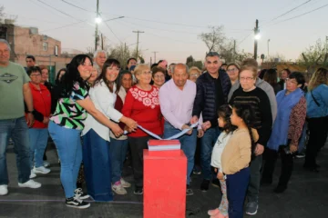 Chimbas sumó nueva iluminación LED en Villa Nueva Argentina