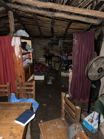Temporal de Santa Rosa: una mujer y sus 6 hijos, evacuados en Sarmiento