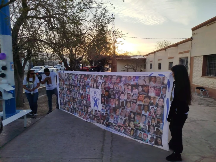 En Pocito, recordaron a Máximo Tanten con un fuerte pedido de justicia