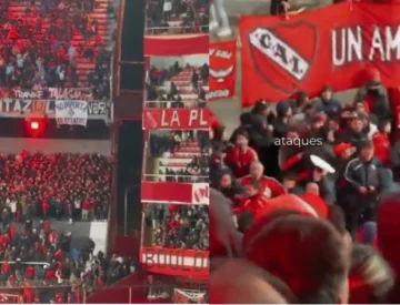 Violencia ante la U de Chile: el video que publicó Independiente