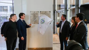 Orrego distinguió a Julio Bocca y al director del Teatro Colón