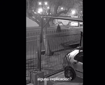 La escalofriante escena paranormal que captó una cámara en Chimbas